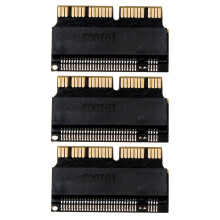 3X NGFF M.2 NVME SSD Adapter Card for Upgrade  Air(2013-2016 Year) and  PRO(Late 2013-2015 Year)