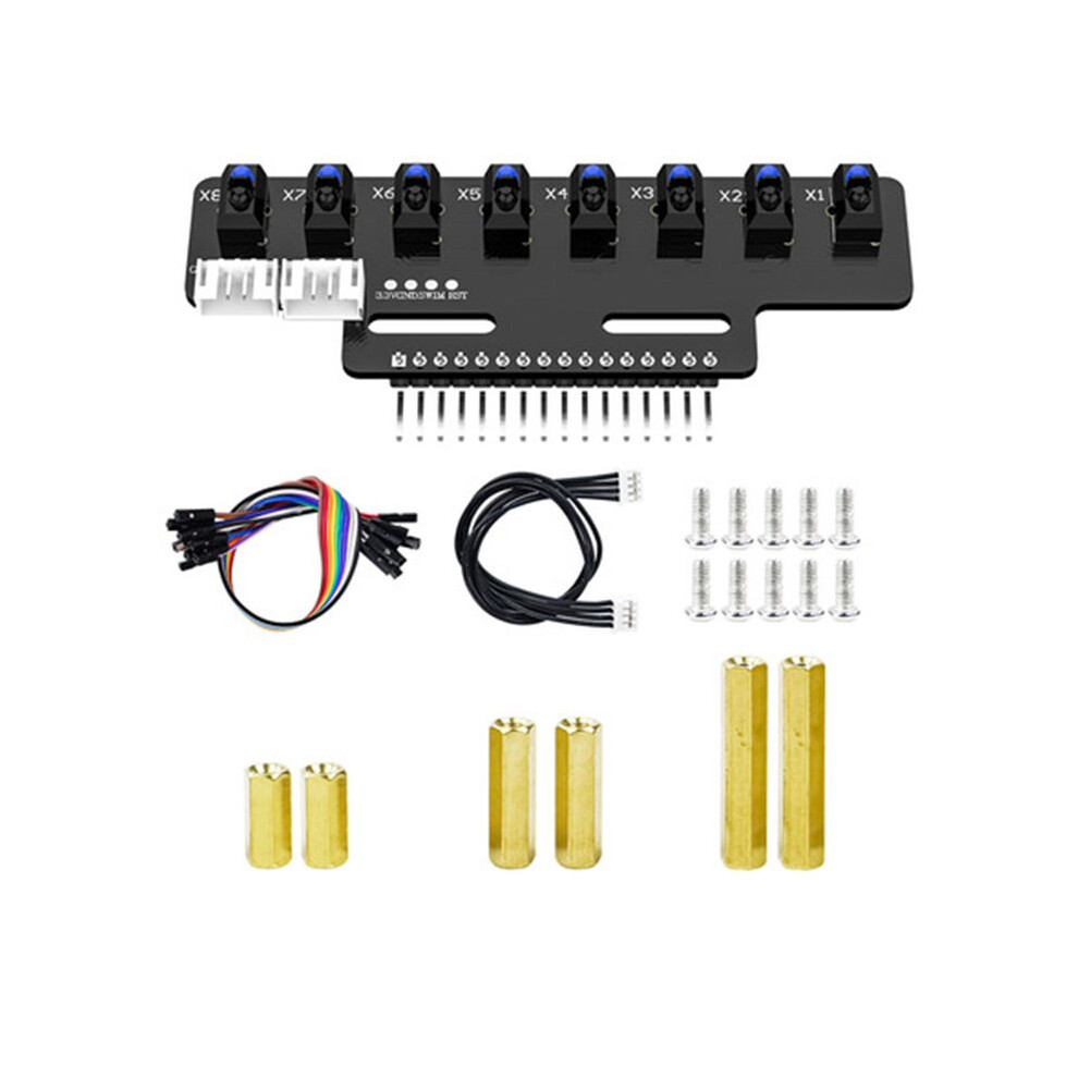 1Pcs 8 Channel High Precision Electronic Infrared Tracking Sensor Module Support Automatic Calibration C 6032455318984
