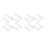 80Pcs Single Pegboard Hooks 150mm Board Slat Wall Retail Display Shop Peg Fits 25mm 1