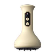 Electric Cupping EMS Microcurrent Meridian Brush Vacuum Cans Fat Burning Slimming Guasha Device Red Light Massage