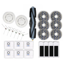 For  Deebot T20 OMNI T20 Pro / T20 Max Robot Vacuum Accessories Main Side Brush Mop Cloth HEPA Filter Dust Bag