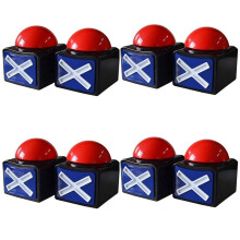 8PCS Game Answer Buzzer , Game Buzzer Alarm Sound Button with Light Trivia Quiz Got Talent Buzzer Game Toys