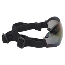 Dog Sunglasses with Adjustable Strap UV Protection Windproof Blue PC Pet Glasses