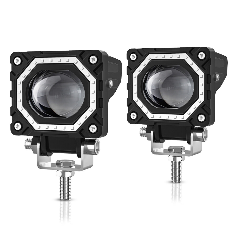 2Pcs Motorcycle Led Auxiliary S 120W 12000Lm Waterproof 9-30V Light 9351388735185