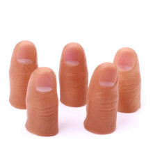 Magic Thumb Tip Set 10 Pcs Hard Plastic for Vanish and Appear Tricks Close Up Magic Props