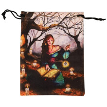 Velvet Tarot Bag with Drawstring Closure for Cards, Dice, Jewelry and Gaming Accessories