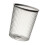 Large Transparent Plastic Garbage Bin with Lid, 23x28.5cm, Gray 1