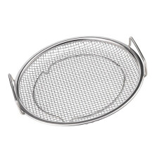 Edelstahl-Frittieröl-Abtropfgestell 22 cm mit Griff für frittiertes Essen