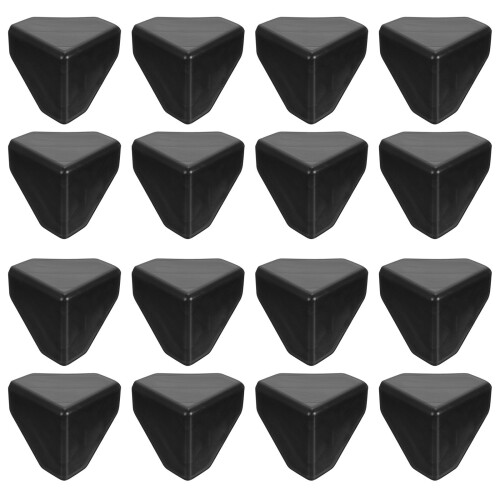 100 Pezzi Protezioni Angolari Per Mobili Scatola (Nero) 1