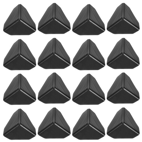 100 Pezzi Protezioni Angolari Per Mobili Scatola (Nero) 2