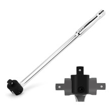 1/2 Brechstange, 18 Zoll LäNge, Drehbarer Flexkopf, CR-V-Stahl-Brechstange, 1/2-Zoll-Antrieb