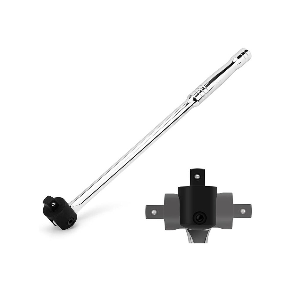 1/2 Breaker Bar 18-Inch Length Rotating Flex Cr-V Steel Breaker Bar 1/2 Inch Drive 6032578733534