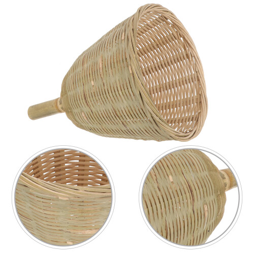 gabbia in bamboo intrecciato per api, trappola cattura sciarmi 1