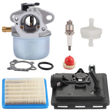 799868 Carburador com 496116 795259 Base Do Filtro de Ar CompatíVel com Motores 124L02 124T02 124T05 124T07 Carb