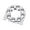 Base Motore In Metallo per Aggiornamento Auto RC per Accessori Auto RC per  TT01/DF02 1