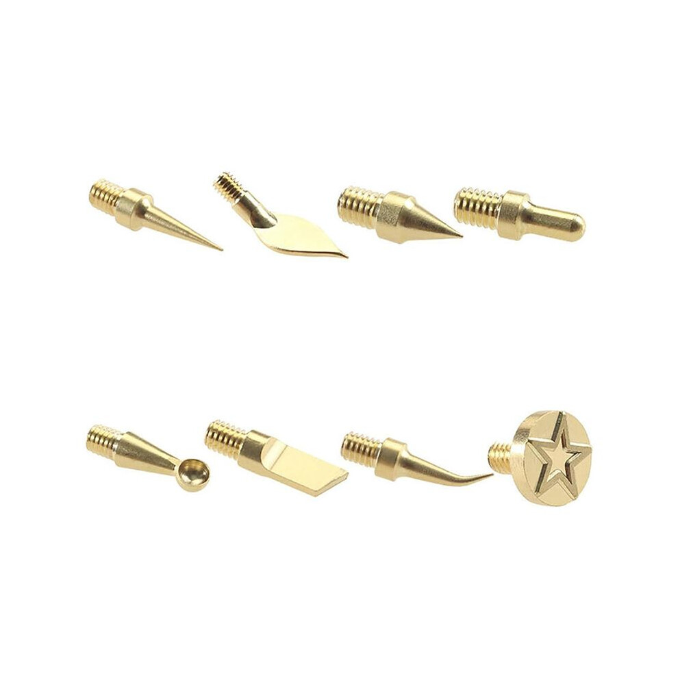 8Pcs Soldering Iron Tips 3D Printer Smoothing Kit Finishing Smoothing Tool Soldering Welding Iron For 3D Printing 4713983076721