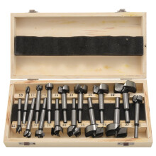 Forstner Bohrer Set 15 StüCke 10Mm - 50Mm Holz Bearbeitungs Loch SäGe Bohr Werkzeug für Holzbearbeitung, MöBel, TüR Scharnier Bohrung