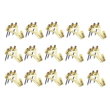 15Pack 100 Lbs Picture Frame Hangers Hooks with Nails Picture Hanging Hooks Heavy Mirror Hanging Kit
