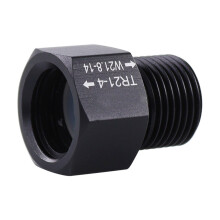CO2 Cylinder Adapter, T21-4 to W21.8-14 Adapter Converter to CO2 Cylinder for