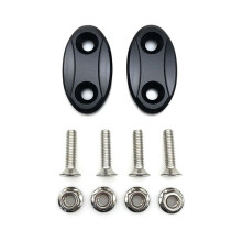 Motorcycle Block OFF Plate Rear View Mirror Hole Cover For S1000RR 2009-2019 R1 2007-2014 Accessories - Black