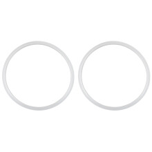 2X Seal Sealing Ring for Pressure Cookers 22 cm Inside Diameter, White