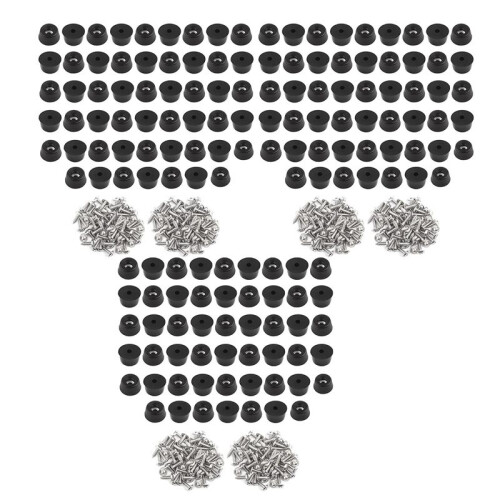 156 PCS PéS de Borracha para TáBua de Corte (0,31X0,59 Polegadas) PéS de TáBua de Corte de Borracha Anti-ArranhõEs
