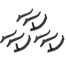 Inner Door Pull Handle Trim Cover 51417292243 51417292244 for - X5 X6 F15 F16 RHD 2014-2018 9PCS (Black)
