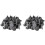 100PCS 8mm Hole Gray Plastic Rivet Door Push in CLip for Car 1