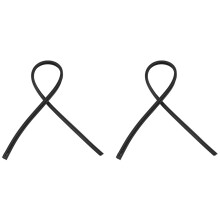 2X Recambio Universal de Limpiaparabrisas de Repuesto de Vehículo de Silicona de 6 Pulgadas Y 6 mm
