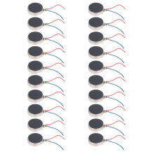 20X 3V 60MA 9000+/-2000RPM Phone Coin Flat Vibrating Vibration Motor