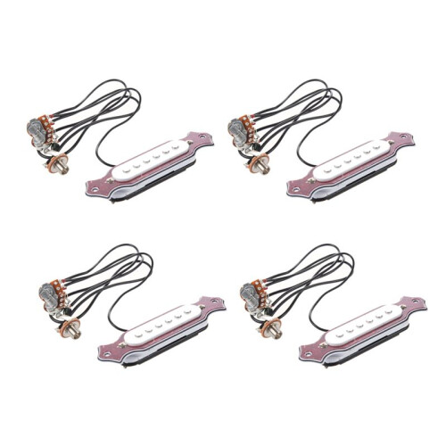4X Single Coil Magnetic Acoustic Guitar Pickup