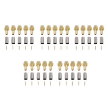 25Pcs SMA Male Plug RF Coaxial Connector Crimp for RG58 RG142 RG400 LMR195 RG223