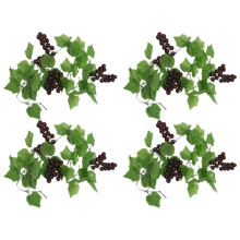 8X Vid Uvas Corona de Frutas Artificiales para La Decoracion del Jardin de Su Casa