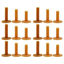 18 Piece Tees Coffee Durable Tee Driving Range 60/ 70/ 80 mm
