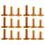 18 Piece  Tees Coffee Durable Tee Driving Range 60/ 70/ 80 mm 1