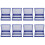 8X Royal  Plastic Rectangle Hold 100 Microslide Slide Microscope Box 1