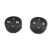 2Pcs Steering Wheel Volume Button Cruise Control Cover for Cooper