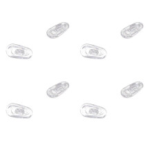 100 Paires Plaquettes de Lunettes A Pousser Tapis de Nez En Silicone Ovales / Push Eyeglass Nose Pads