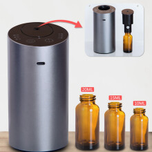 2X Essential Oil Diffuser Car Air Freshener Aroma Waterless USB Auto Aromatherapy Nebulizer Rechargeable for Home Yoga B