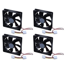 4pcs 120mm x 25mm 24V 4Pin Sleeve Bearing Computer Case Cooling Fan