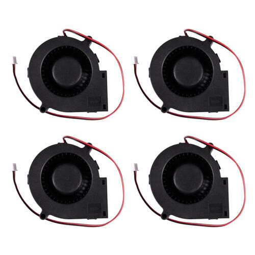 4pcs 75mm x 30mm  12V 0.36A 2Pin Computer PC Blower Cooling Fan