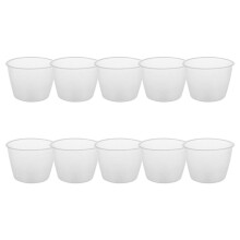 Plastic 120Ml Electric Cooker Rice Measuring Cup 10Pcs Clear White