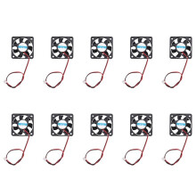 10pcs 50mm x 50mm x 10mm 5010 12V 0.1A 2Pin Brushless Cooling Fan