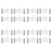 96 PCS Skirt Hangers with Clips, Pants Hanger Metal Pant Hangers Space Saving for Pants Skirts Clothes