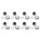 8pcs 12mm Coiled Spring Rubber Bellow Pump Mechanical Seal 301-12 1