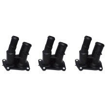3X Thermostat Housing Coolant Flange Fit for  C-Max Focus Fusion Mondeo Fiesta 2001-2012 1707050 2S6G-9K478-BC