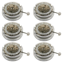 6X Movimento 'Orologio per Orologio da Polso Tempo di Carica Set per 2813 Movimento Meccanico Automatico