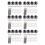 24X Push Button Quick Release Car Hood Bonnet  Pin Lock Bumper Clip Black 1