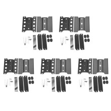 5X Metal RC Car Workstation Work Stand Repair 360 Degree Rotation for 1/8 1/10 1/12 1/16 Scale Models,Black
