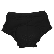 Women Cycling Underwear Breathable 3D Padded Bike Shorts Black L